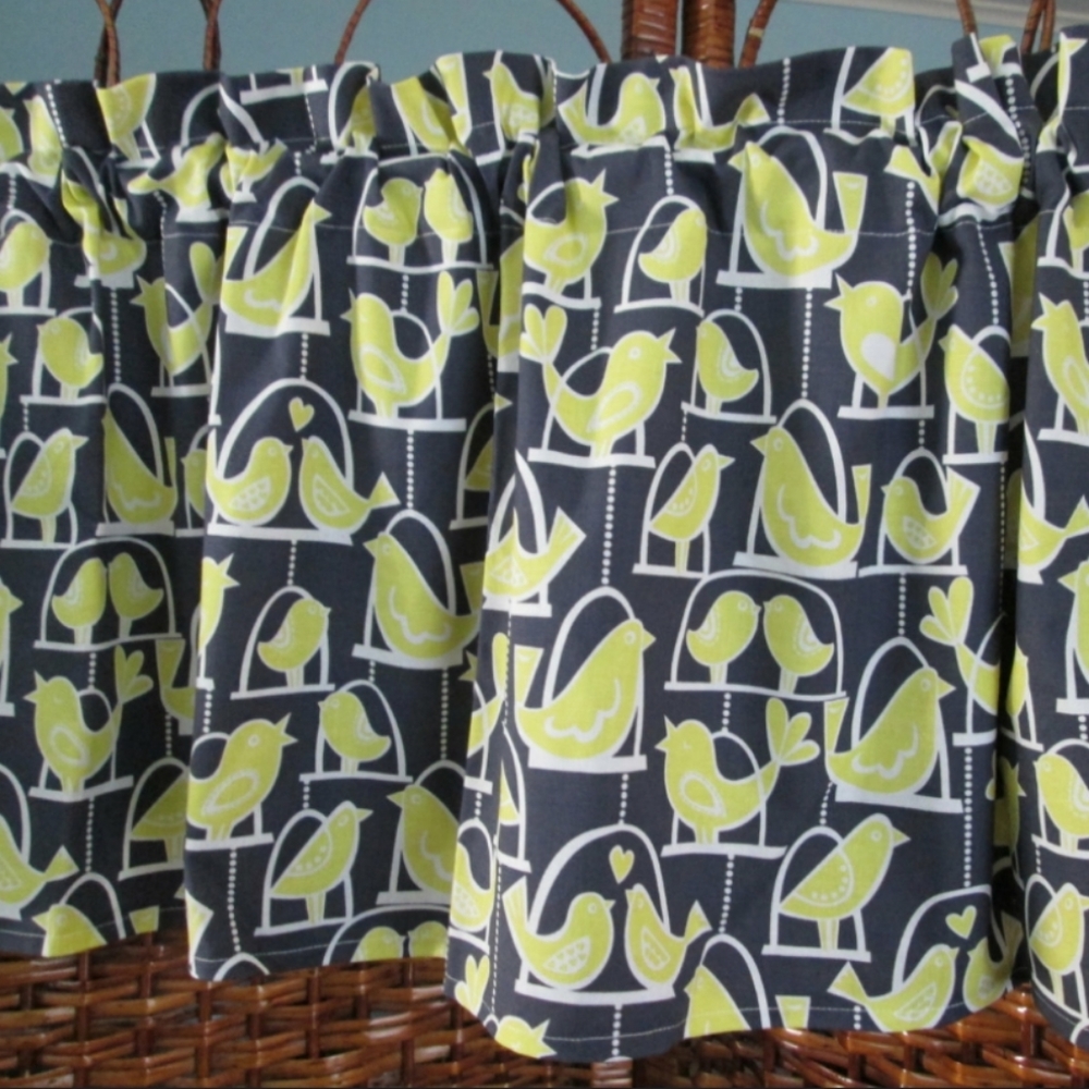 Window Valance Custom Bird Window Topper